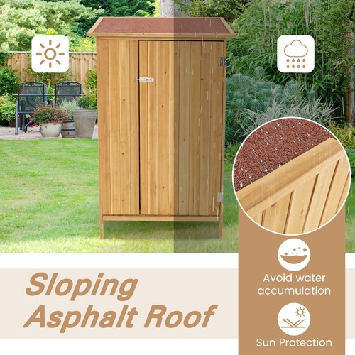 Wooden garden shed 5x3ft - wooden,