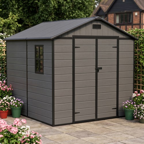 Plastic garden shed 8x4 8x6 - 8x4,