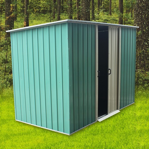 8x4metal garden shed heavy - garden,