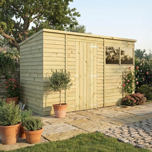 10x6 wood garden - 10x6, shed