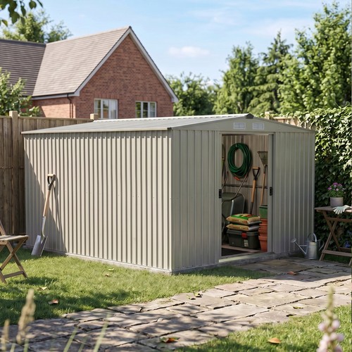 8ft garden shed metal - 8ft,