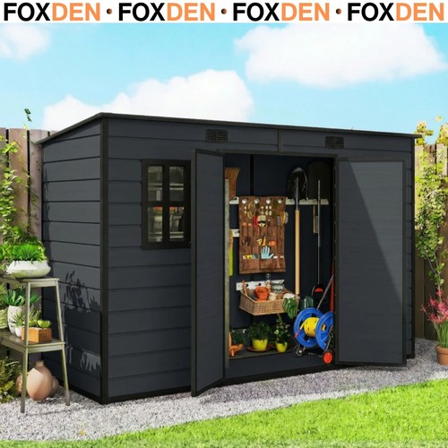 Resin garden shed - 10,