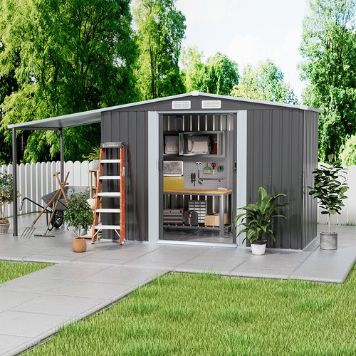 Metal garden shed apex roof - apex,