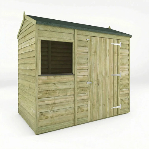 6x4 wooden garden - garden, shed
