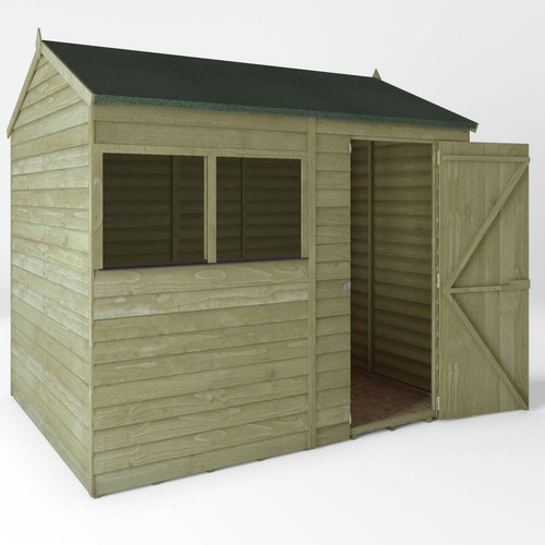 8x6 wooden garden sheds 8ft - garden,