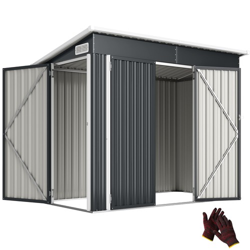 Outsunny outdoor storage shed - storage,