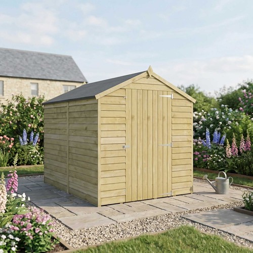 8x6 wooden garden shed - wooden,