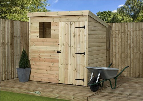 Empire 1500 pent garden shed - garden,