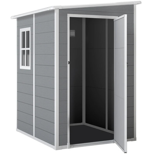 4x5ft plastic garden shed - garden,