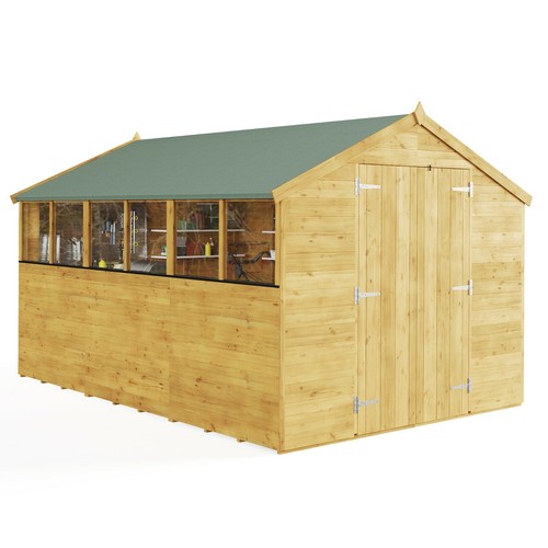 Garden shed apex wooden - shed,