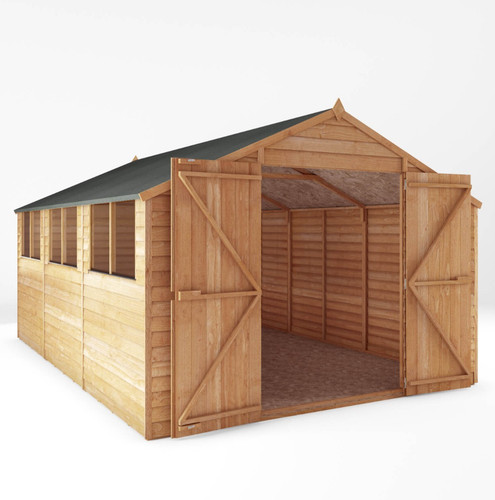 10x15 wooden garden - garden, shed