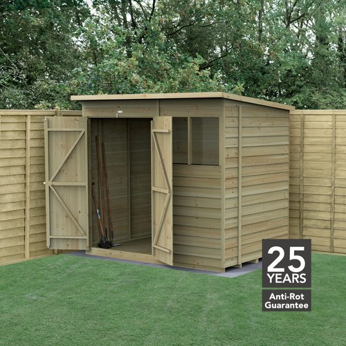 Forest 4life 7x5 shed pent - forest,