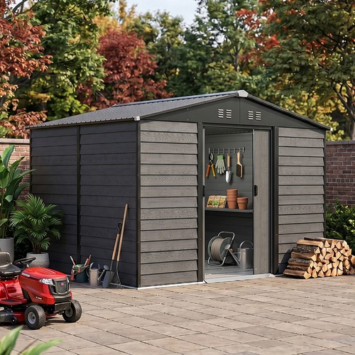 8ft garden shed metal - 10, x