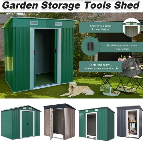 Metal garden shed 8 x - garden, 4,