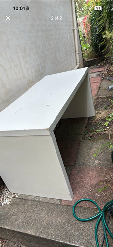 White metal storage - white, with