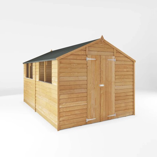 12x8 wooden garden shed - wooden,