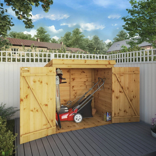 3x5 wooden garden shed - wooden, shiplap