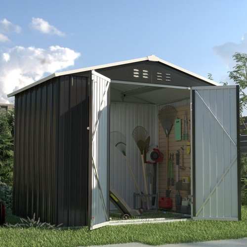 Garden shed apex roof 8x6ft - garden,