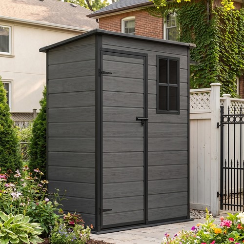 3ft plastic garden shed - 5,