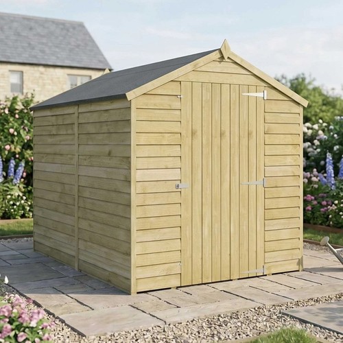 8x6 wooden garden shed apex - 8x6,
