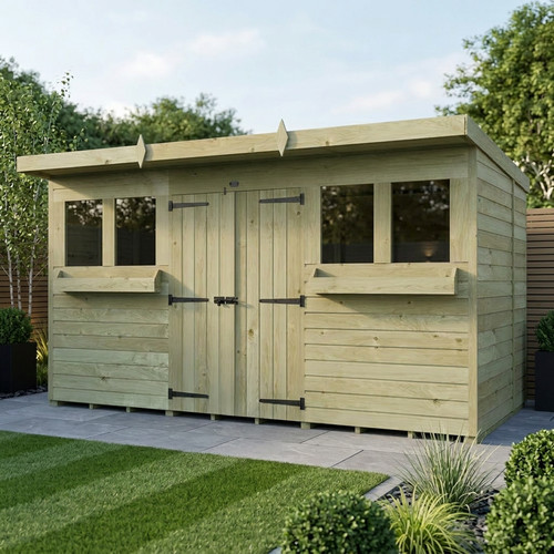 Pent summer shed multiple - summer,