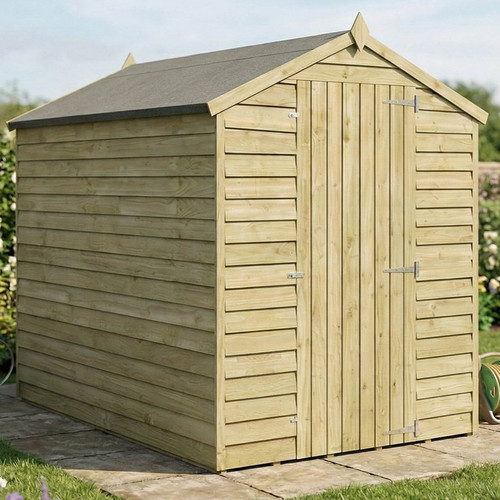 7x5 wooden garden shed single - 7x5,