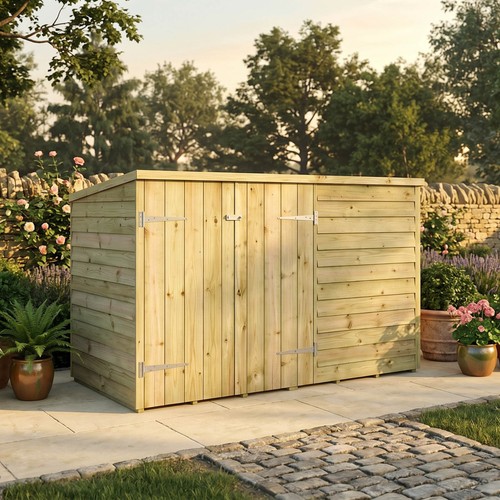 3x6 wooden garden shed - wooden,