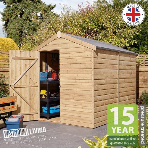8x6 wooden apex - 8x6, garden