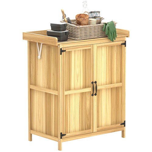 Outsunny wooden garden - outsunny, storage