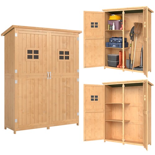 Outsunny wooden garden - outsunny, shed
