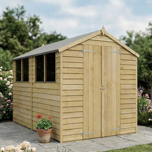 10x6 wooden garden shed - wooden,