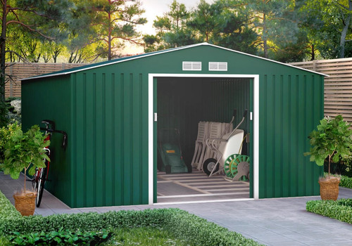 Metal shed outdoor - shed, garden