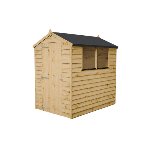 6x4 wooden garden shed overlap - 6x4,