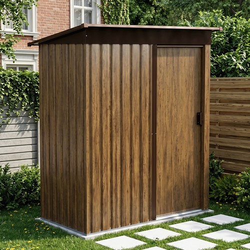 5x3ft outdoor storage shed - 5x3ft,