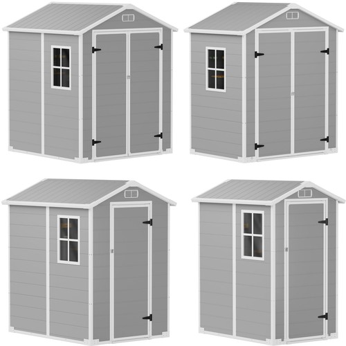 Plastic garden shed - garden, with