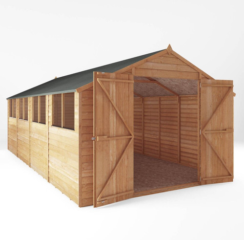 20x10 wooden garden shed - 20x10,
