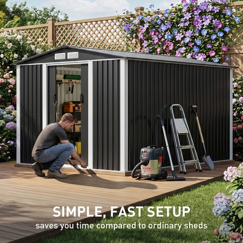 Metal garden shed sheds - metal,