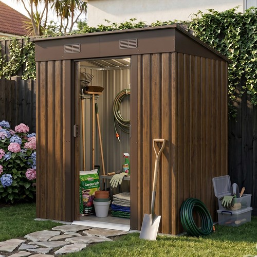 4ft metal garden - x, shed