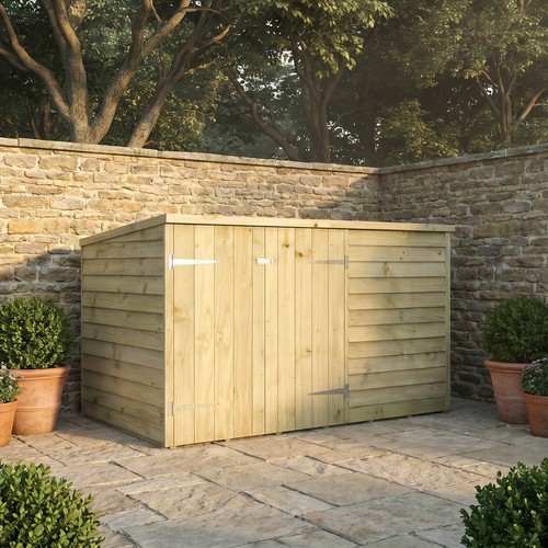 Wooden bike shed garden - x, 6